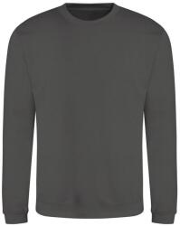 AWDIS Unisex felnőtt egyszínű pulóver XL szürke