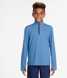 Nike Multi Big Kids (Boys) Dri-FIT UV Long-Sleeve 1/2-Zip Top L | Unisex | Tricouri | Albastru | FN8375-489