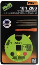FOX Edges Zig Rig 8 # 8 365 cm 11 lbs Instalatii terminate (CCR190)