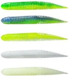 Savage Gear Ned Dragon Tail Slug Clear Water Mix Clear Motoroil UV-Green Pumpkin UV-Watermelon Red-Chartreuse Pumpkin-Bleak 7, 2 cm 3 g Nălucă soft (1609044)