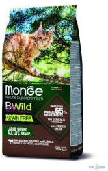 Monge BWild Grain Free Cat 1, 5 kg Bölény, burgonya & lencse (Nagytestű macskáknak)