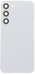 Samsung S916 Galaxy S23 Plus akkufedél (hátlap) kamera lencsével és ragasztóval, cream, fehér (utángyártott, logó nélküli)