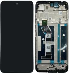 Motorola Moto E15, Moto G05 Előlap Keret+LCD Kijelző+Érintőpanel, Fekete, (5D68C29300) Gyári, Service Pack