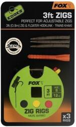 FOX Edges Zig Rig 8 # 8 91 cm 12 lbs Instalatii terminate (CCR191)