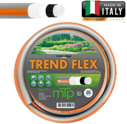 Pan-Italia Trend Flex prémium minőségű ötrétegű csavarodásmentes locsolótömlő 1/2 col, 50 méter (TFX1250)