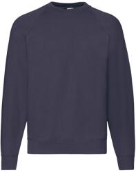Fruit of the Loom Férfi klasszikus Raglan melegítőfelső L kék