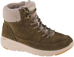 Skechers Női téli csizma, Skechers Glacial Ultra - Woodlands 36 zöld