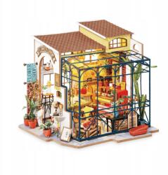 Robotime Fa házikó Emily's Flower Shop Virágbolt Emily Fa 3D puzzle (DG145)