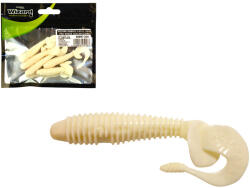 Wizard Harpex Twist Grub Pro White 7cm 5pcs/bag (e-86957326)