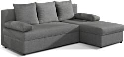  Szürke kihúzható sarokkanapé GINO, kétoldalas