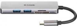 D-Link DUB-M530 2 portos USB HUB+ HDMI + kártyaolvasó (19634)