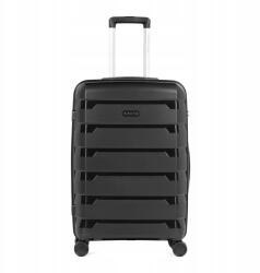 Kadva Cayes utazó bőrönd, 75l, 67×45×27cm, fekete (KDV-B4B100-BK)