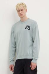 HUGO BOSS pamut pulóver könnyű, 50516617 - kék XL
