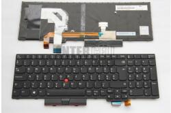 Lenovo Thinkpad T570 T580 P51s P52s series háttérvilágítással (backlit) trackpointtal (pointer) fekete magyar (HU) laptop/notebook billentyűzet
