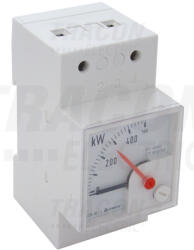 TRACON W45S-230/1 Sínre pattintható analóg teljesítmény mérő (W45S-230per1)