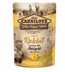 CARNILOVE Cat Pouch Kitten Nyúl Rabbit & Marigold tasak 85g