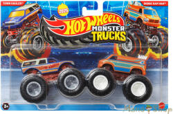 Mattel Monster Trucks - 2-es Csomag - Town Hauler vs Dodge Ram Van (JCC65)