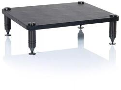 NorStone Como 2 Hifi készüléktartó állvány, fekete bőr, 180 mm (Norcomo2)