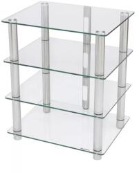 NorStone Epur 4 Hifi készüléktartó állvány, ezüst (Norepur4ezust)