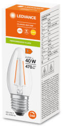 OSRAM LED izzó B35 E27 4, 8W = 40W 470lm 2700K meleg fehér SZÍNÁLLÁS DIMMÁLHATÓ LEDVANCE (4099854067495)