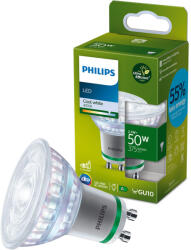 Philips LED halogén izzó GU10 190.5lm/W PAR16 2.1W = 50W 400lm 4000K Semleges 36° PHILIPS Ultra Hatékony (8720169174320)