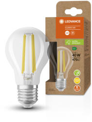 OSRAM LED izzó A60 E27 2, 2W = 40W 470lm 3000K meleg FILAMENT Fehér LEDVANCE (4099854059995)