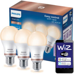 Philips 3x LED izzó E27 8W = 60W 2700-6500K SMART WiFi Philips WiZ (PHWIZ0635)