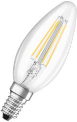 OSRAM LED izzó B35 E14 4W = 40W 470lm 2700K Meleg fehér FILAMENT LEDVANCE (4099854069413)