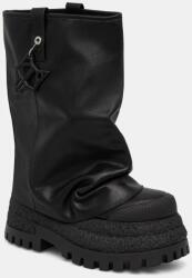 Naked Wolfe bőr cipő Disturb fekete, női, platformos, Disturb Leather Black - fekete Női 39