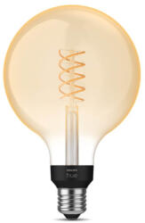 Philips LED Globe izzó E27 G125 7W 2100K meleg izzószál PHILIPS HUE fehér Bluetooth Zigbee (8719514343023)
