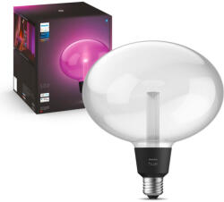 Philips LED izzó Ellipse E27 6, 5 W CCT RGB többszínű PHILIPS HUE Lightguide Bluetooth Zigbee (8719514419278)