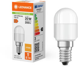 OSRAM LED izzó T25 E14 2.3W = 20W 200lm 2700K meleg fehér LEDVANCE (4099854066993)