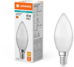 OSRAM LED izzó B37 E14 4, 9W = 40W 470lm 2700K meleg fehér LEDVANCE (4099854049323)
