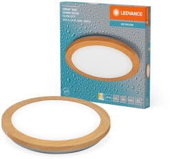 OSRAM LED mennyezeti lámpa fürdőszobai lámpa kerek mennyezeti lámpatest 22W IP44 CCT 3000K-4000K fa LEDVANCE (4099854279638)