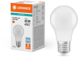 OSRAM LED izzó A60 E27 4, 9W = 40W 470lm 6500K hideg fehér LEDVANCE (4099854049606)