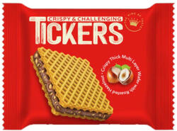  Tickers mogyoró krémmel és mogyoró darabokkal töltött ostya - 22g - koffeinzona
