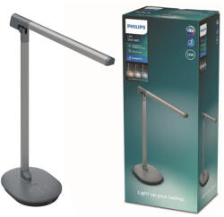 Philips LED asztali lámpa SWORD 12W CCT szabályozható szürke PHILIPS (8719514443655)