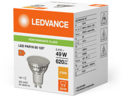 OSRAM LED izzó PAR16 GU10 6.9W = 49W 620lm 2700K meleg fehér 120° LEDVANCE (4099854055034)