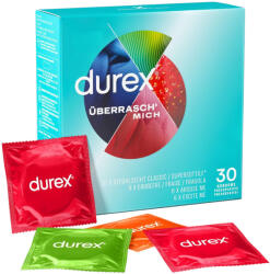 Durex Surprise Me - óvszer csomag (30db) (04145140000) - bujaalmok
