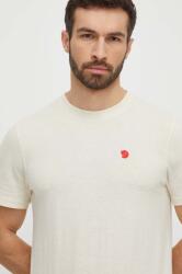 Fjall Raven t-shirt Hemp Blend T-shirt bézs, férfi, nyomott mintás, F12600215 - bézs L