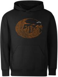 Bontis Pulóver MOUNTAINS - Fekete | L (SWEAT-MOUNT-bla-L)