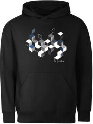 Bontis Pulóver CUBES - Fekete | XL (SWEAT-CUBES-bla-XL)