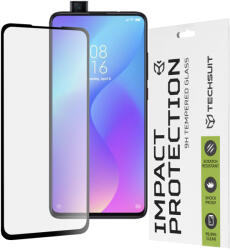 Techsuit 111D védőüveg a kijelző teljes felületére Xiaomi Mi 9T/Mi 9T Pro/Redmi K20/Redmi K20 Pro telefonra - Fekete