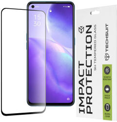 Techsuit 111D védőüveg a kijelző teljes felületére Oppo Reno5 5G/Find X3 Lite telefonra - Fekete