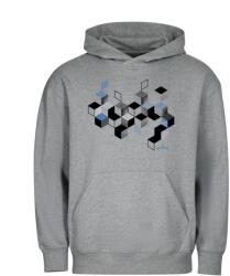 Bontis Hanorac CUBES - Gri închis prespălat | L (SWEAT-CUBES-dmg-L)