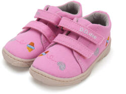 D.D.Step Barefoot vízlepergetős vászoncipő szívecskés, fagyis (20-25 méret) C077-51663C (24)