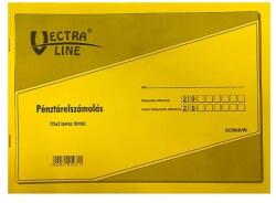 Vectraline Nyomtatvány pénztárelszámolás VECTRALINE A/4 fekvő 25x2 lapos (DF200/D/VK) - fotoland