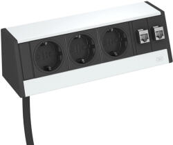OBO Bettermann 6116945 DB-0B3 D3S2K Deskbox kábellel rögzítő nélkül alumínium (6116945)