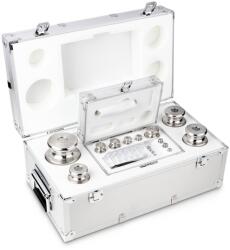 KERN súlykészlet precíziós mérlegekhez 1 g - 5 kg alumínium dobozban, OIML M1 súlyosztály, hitelesíthető (344-086)