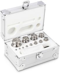 KERN súlykészlet precíziós mérlegekhez 1 g - 500 g alumínium dobozban, OIML M1 súlyosztály, hitelesíthető (344-056)